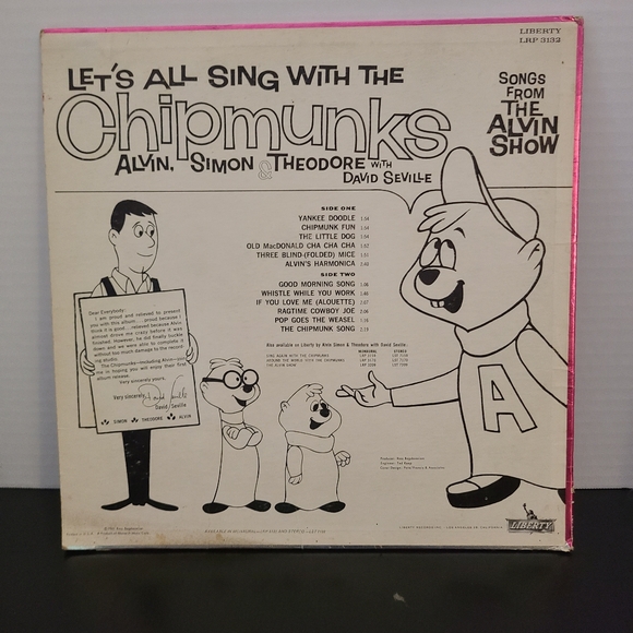 The Chipmunks Vinyl - Picture 2 of 4